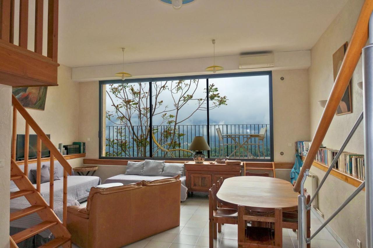 Casa Nepita Sur Vue Grandiose Lejlighed Santa-Lucia-di-Tallano Eksteriør billede